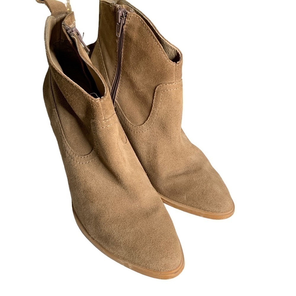 Pure Navy brown suede boots. Size 10 - Picture 2 of 6